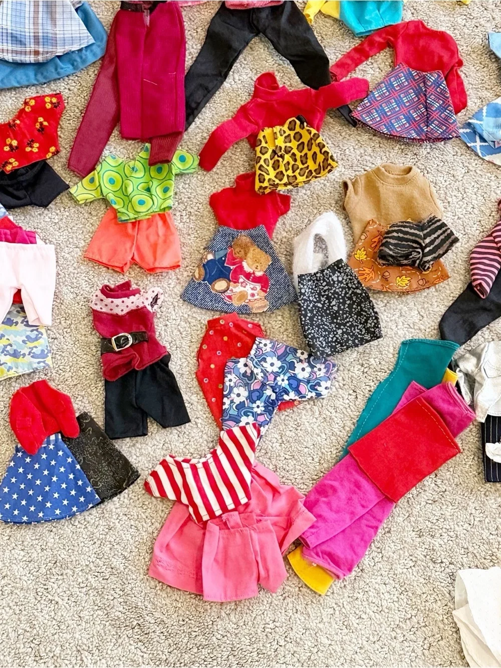 Vintage Barbie Doll Clothing Lot Clone Mommy Made 60’s/70’s/80s Handmade Outfits